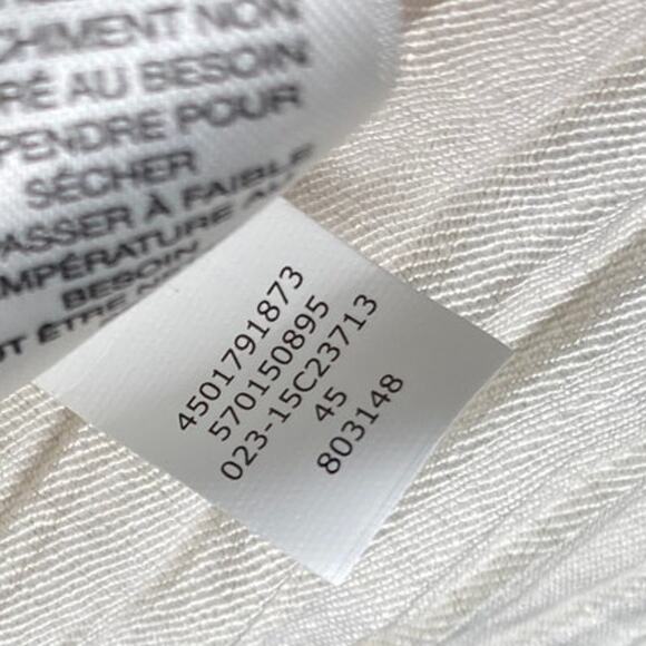 Chico's - Cream Textured Half Sleeve Jacket - Size 0 - Picture 15 of 15